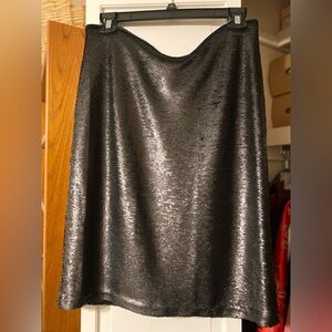 Alex Marie Size 14 Black Sequin Skirt from Dillards